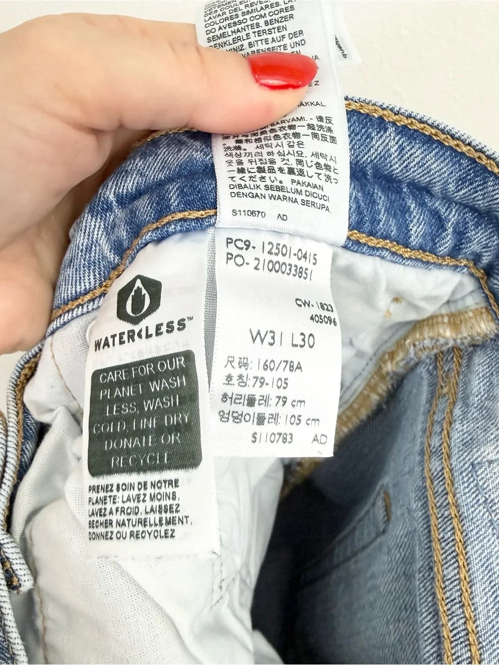 Levi’s 501 Original Straight Light Wash Jeans 31x30 - Picture 7 of 7
